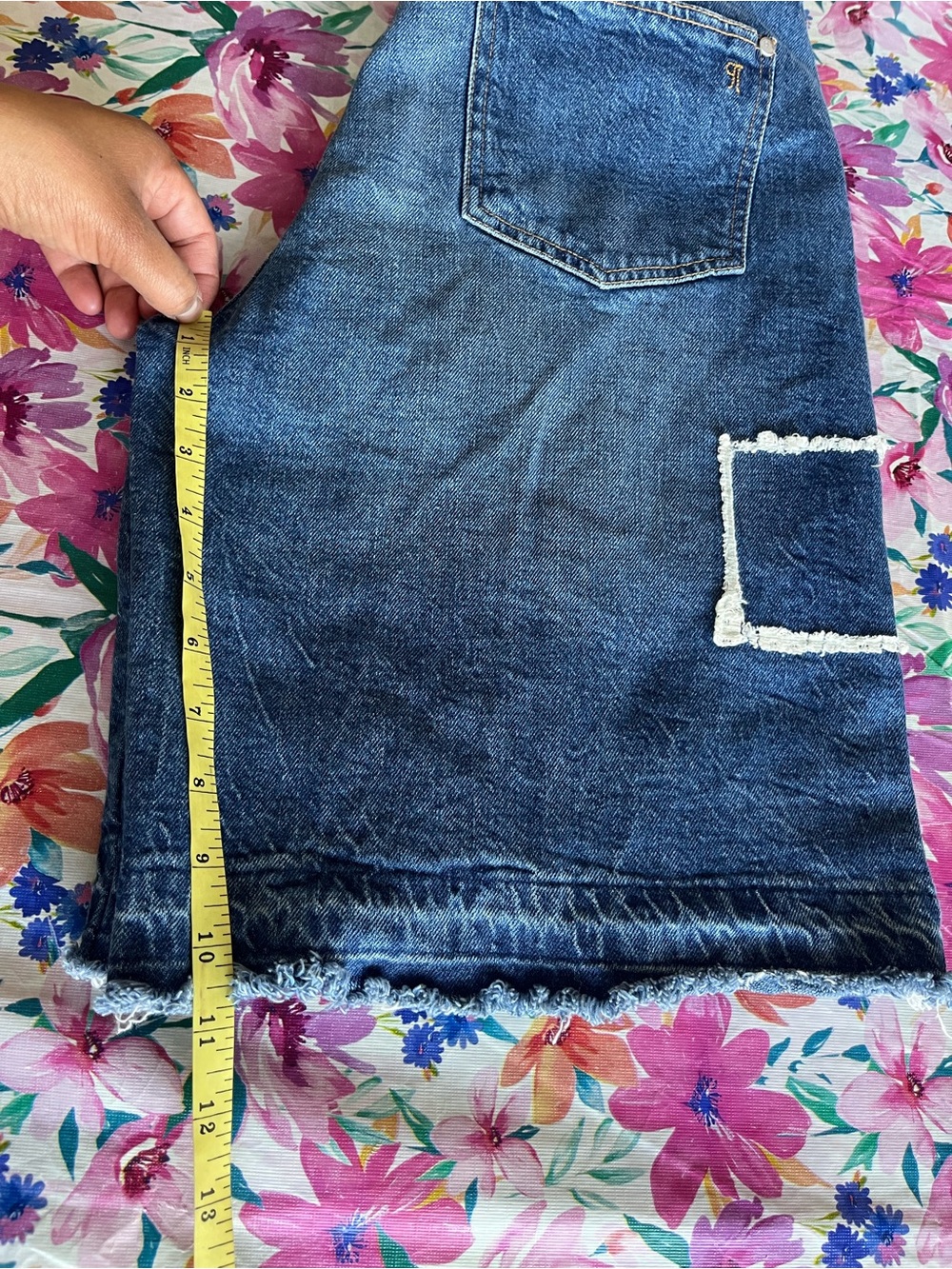 Anthropologie Pilcro Crafted Classic Denim Bermuda Shorts - Picture 10 of 10